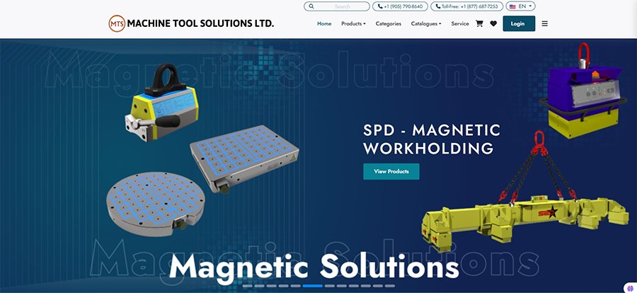 Machine Tool Solutions Ltd. - Industrial Machinery & Equipment E-Commerce